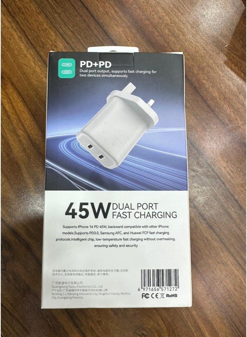 POWER LAP® 45W Dual Port Fast Charger NS-H05 - Image 2